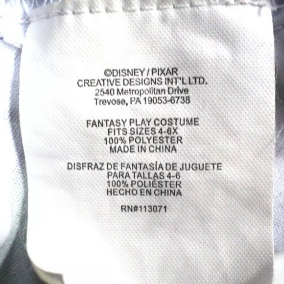 Toy Story Buzz Lightyear Size 4-6X Halloween Costume Disney Pixar Space Ranger - Picture 7 of 7
